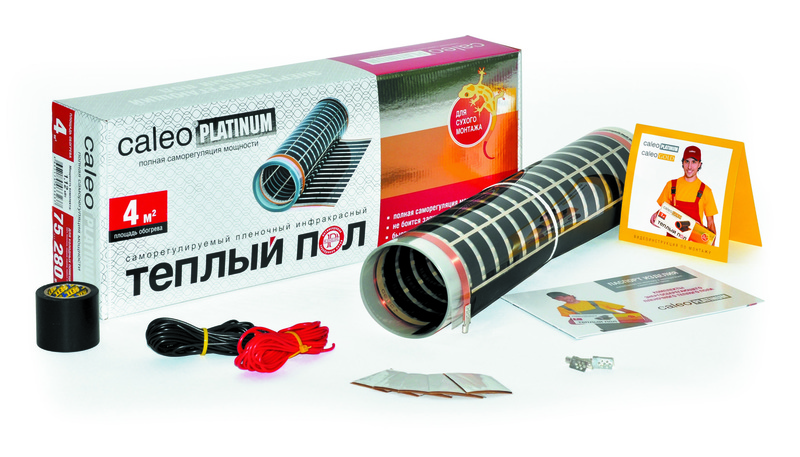 

Комплект пленочного пола Caleo Platinum 50/230-0.5-1.0 кв.м