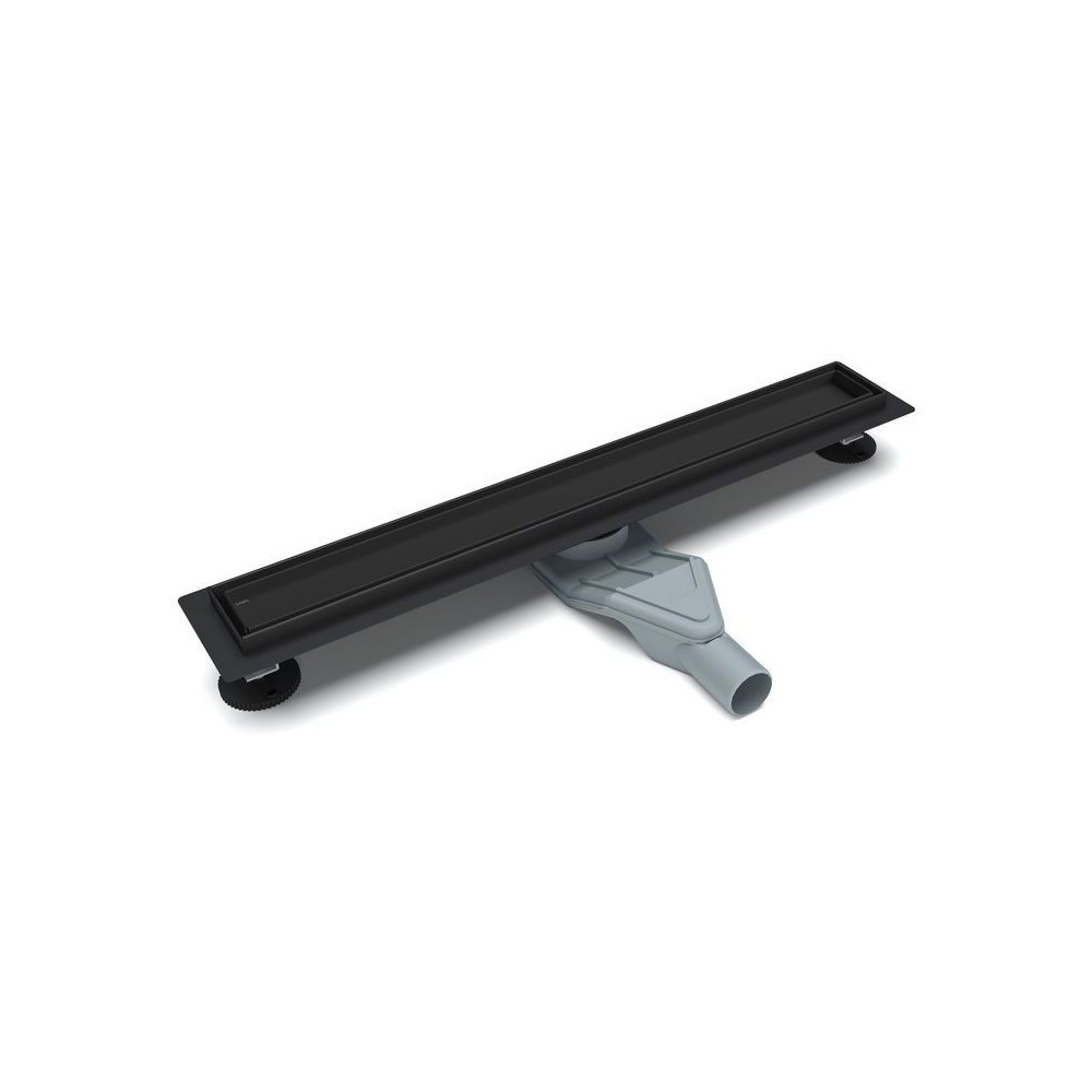 Душевой трап ESBANO 700 мм черный матовый ESTRCOMTILE70MB