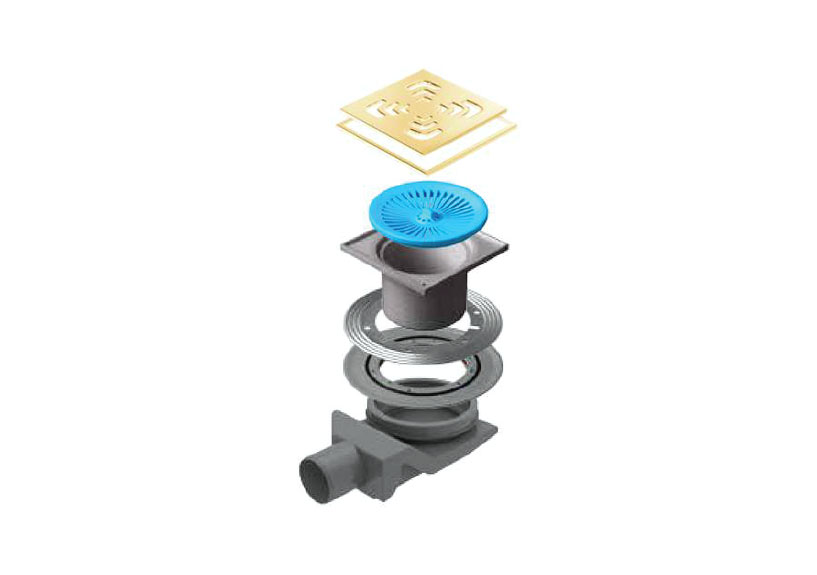 

Сливной трап Pestan Confluo Standard Square 4 Gold 13000147