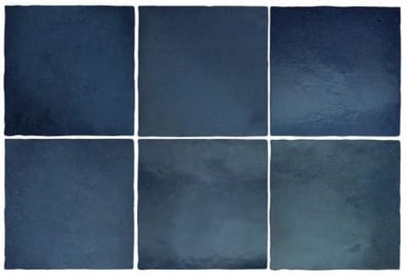 

Керамическая плитка Equipe Magma 24974 Sea Blue настенная 13,2x13,2