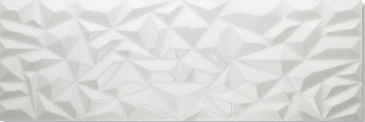 

Керамическая плитка Venis Prisma V14402361 White настенная 33,3x100
