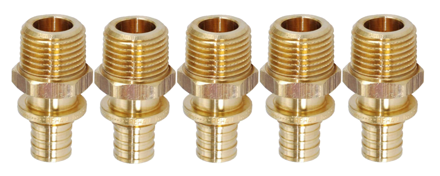 Переходник Рехау Rautitan RX+ нр 16-R1/2, 5 шт