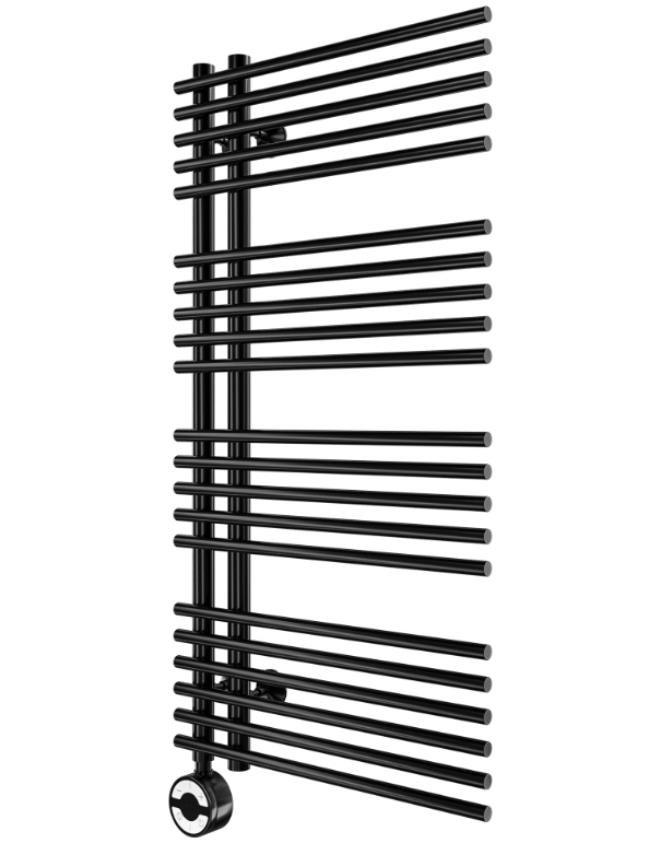 Электрический полотенцесушитель Royal Thermo Pino Black П21 500x1000 встроен. диммер