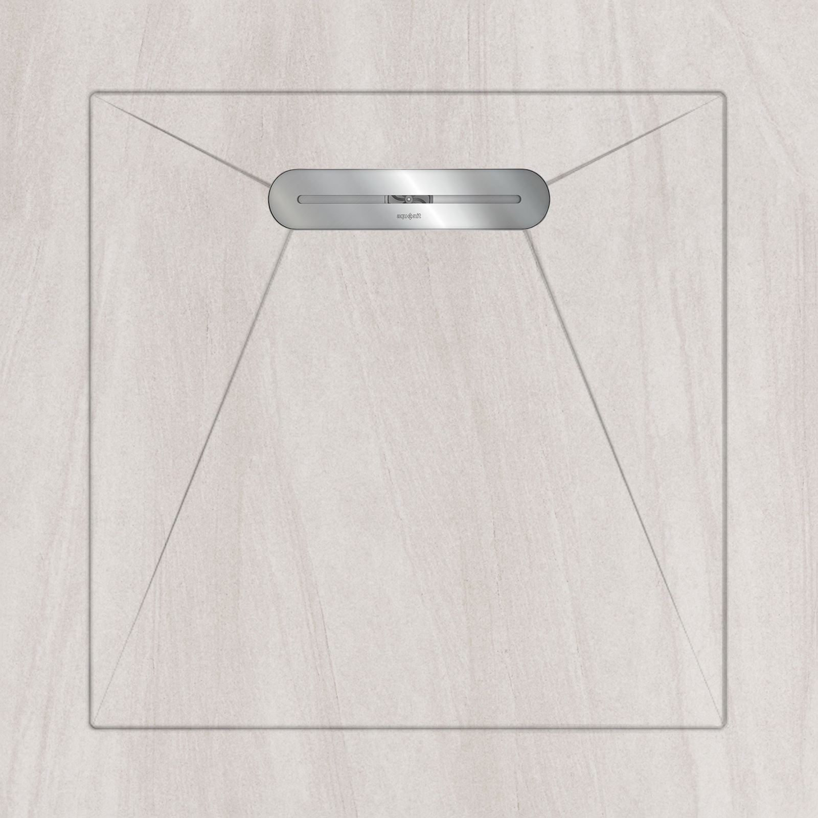 

Душевые поддоны Aquanit Arstone White Envelope Linear Massive 90x90