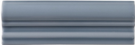 

Керамическая плитка Adex Neri ADNE5601 Moldura Italiana PB Storm Blue Бордюр 5х15
