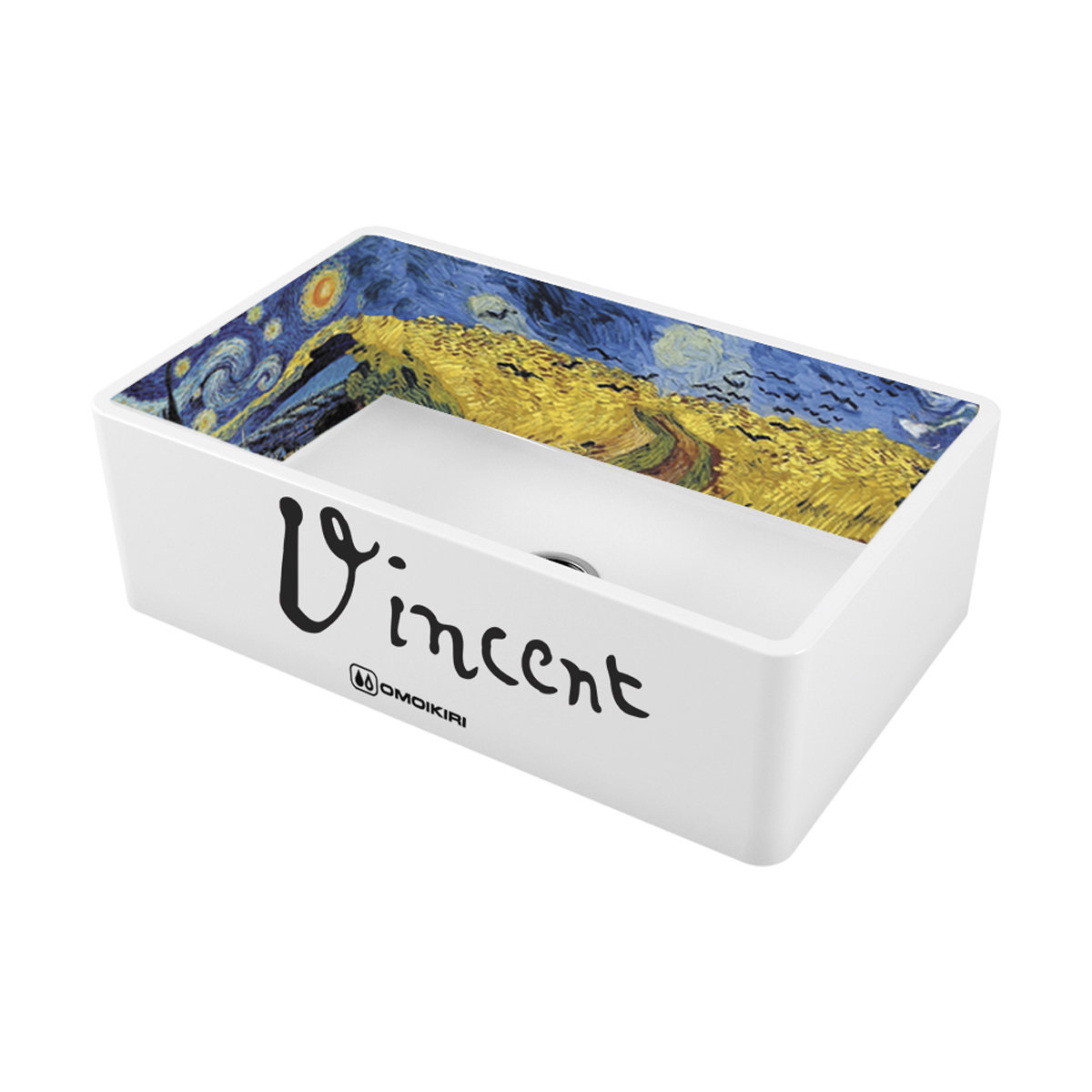 Мойка для кухни Omoikiri Mikura Vangogh/white 4993024