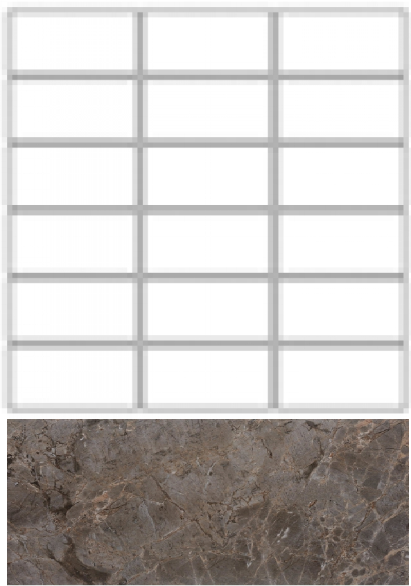 

Мозаика Seranit Gusto Mosaic Grid Taupe-Grey Lappato (10x3,5) 30x30