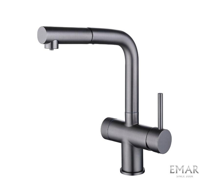 Смеситель для кухни EMAR PVD Dark ЕС - 7026 PVD Dark