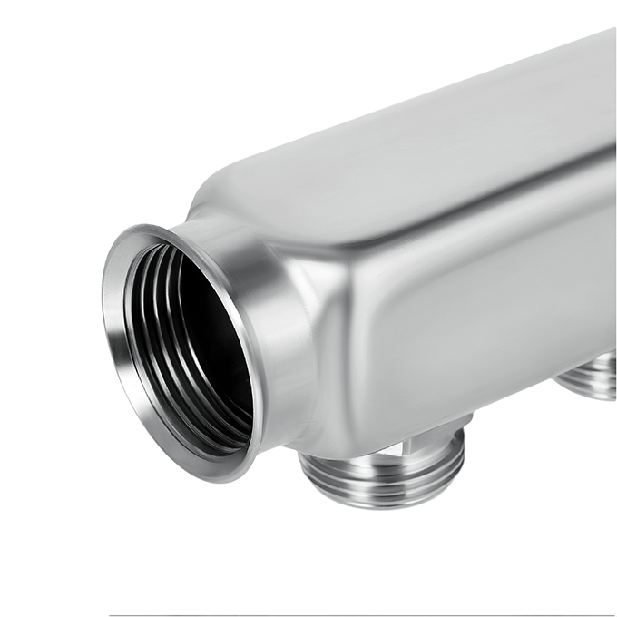 Hoobs Коллектор, нерж. ст., без регулировки, 1" х 3/4"-3 вых.