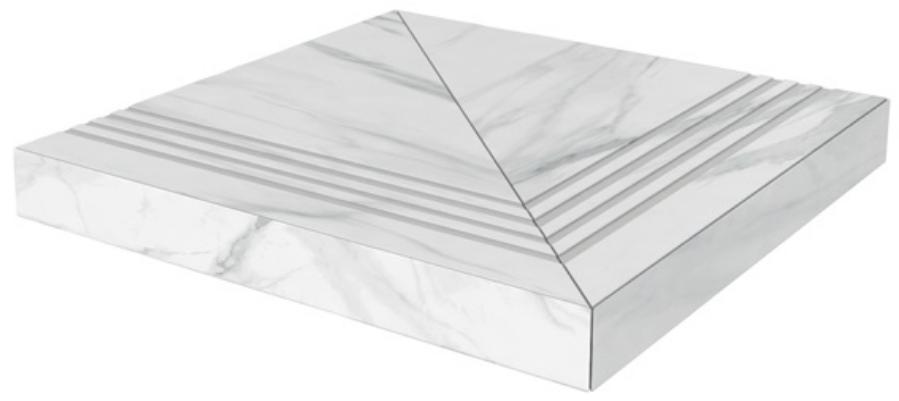 

Ступень Kerama Marazzi Монте Тиберио SG507102R/GCS угловая левая клееная лаппато 33х33x11