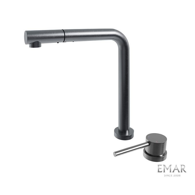 Смеситель для кухни EMAR PVD Dark ЕС - 7027 PVD Dark
