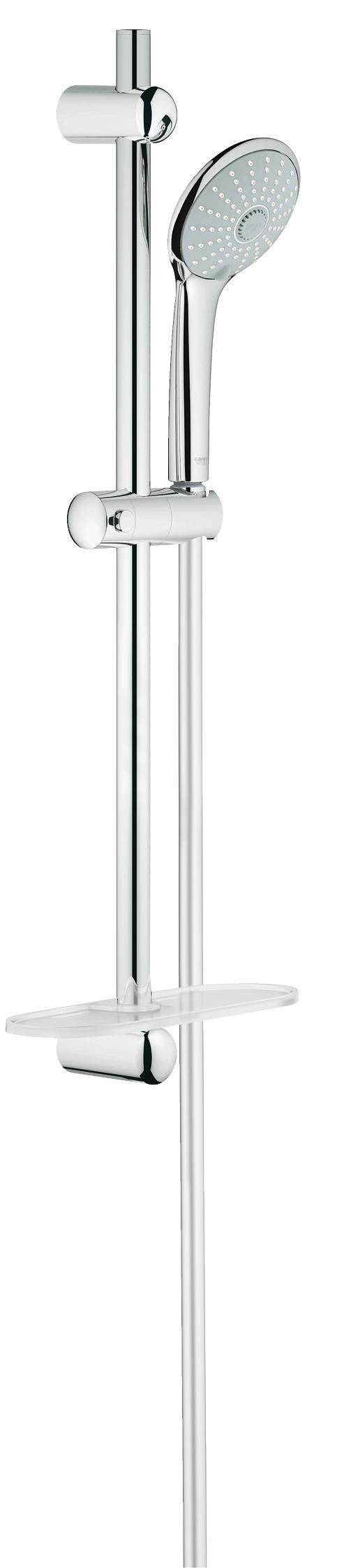 

Душевой гарнитур Grohe Euphoria (ручной душ, штанга 600 мм, шланг 1750 мм) 27231001