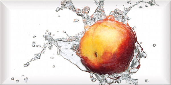 

Керамическая плитка Absolut Keramika Monocolor Decor Fresh Nectarine Декор 10x20