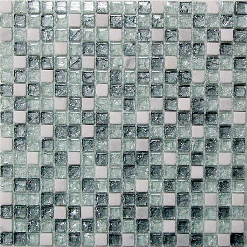 

Стеклянная Мозаика с камнем Bonaparte Glass Stone 11 (8x15x15) 30x30