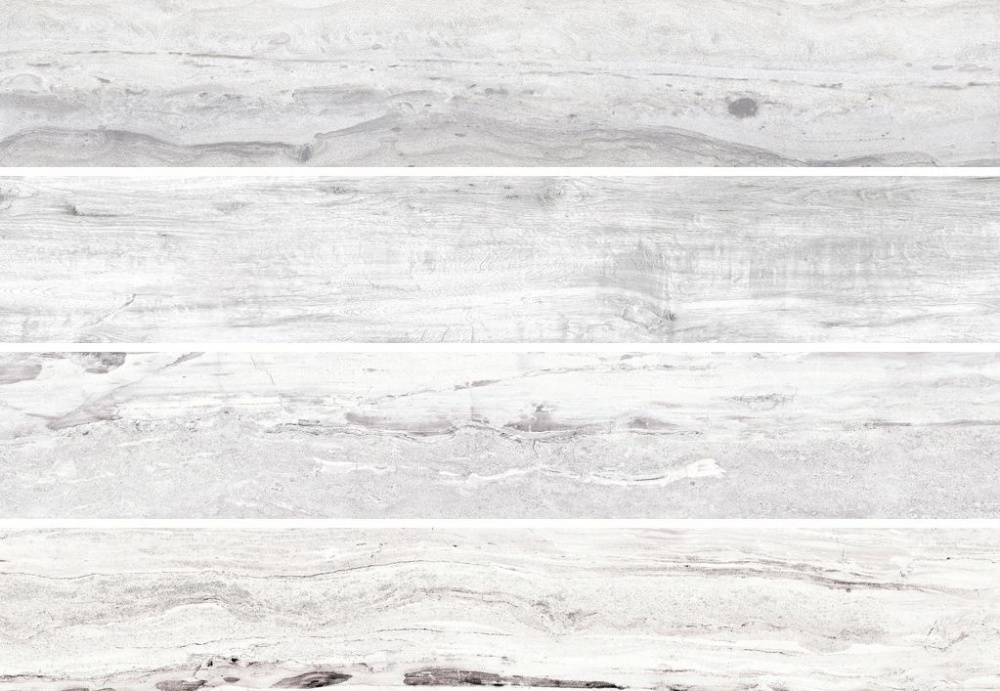 

Керамогранит Absolut Keramika Palau White (Mix без подбора) 15x90