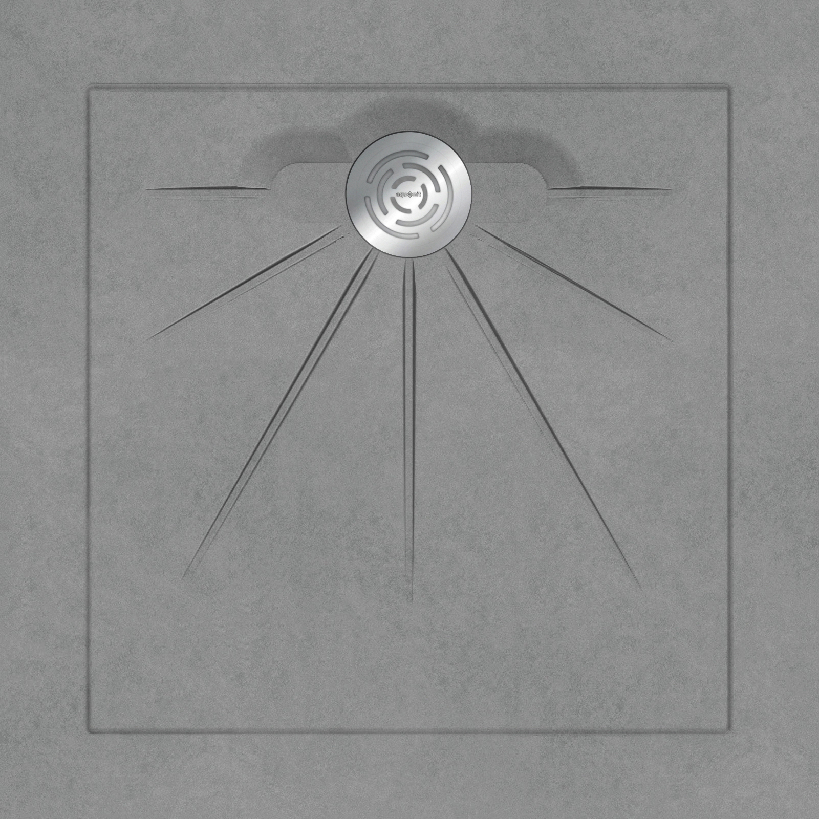

Душевые поддоны Aquanit Arc Grey Multi Circle Eco 90x90