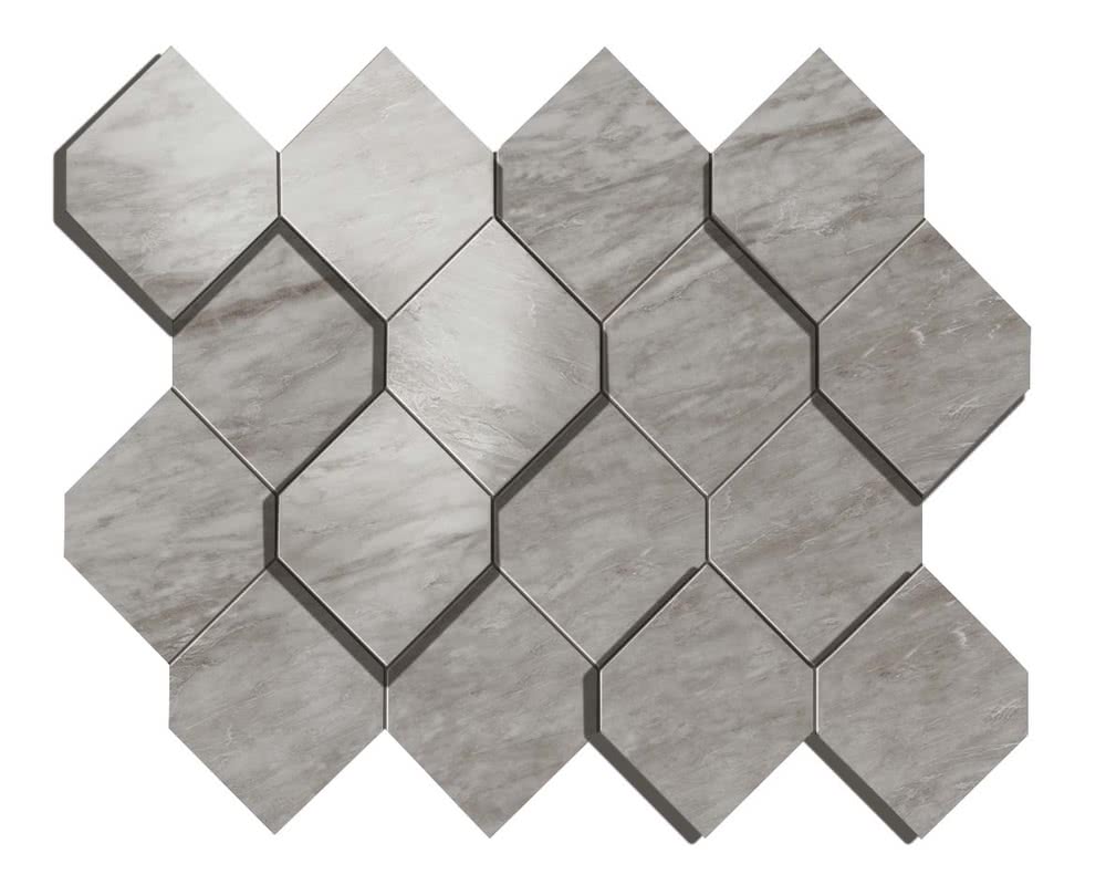 

Керамогранит Atlas Concorde Marvel Stone Bardiglio Grey Mosaico Esagono 3D 28,2х35,3