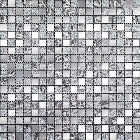 

Стеклянная мозаика Natural Mirror QM-1542 (1,5х1,5) 30х30