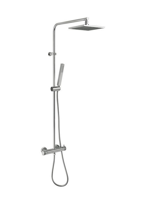 

Душевая система с термостатом Paini Fluxio хром 43CR689TH2L90P1