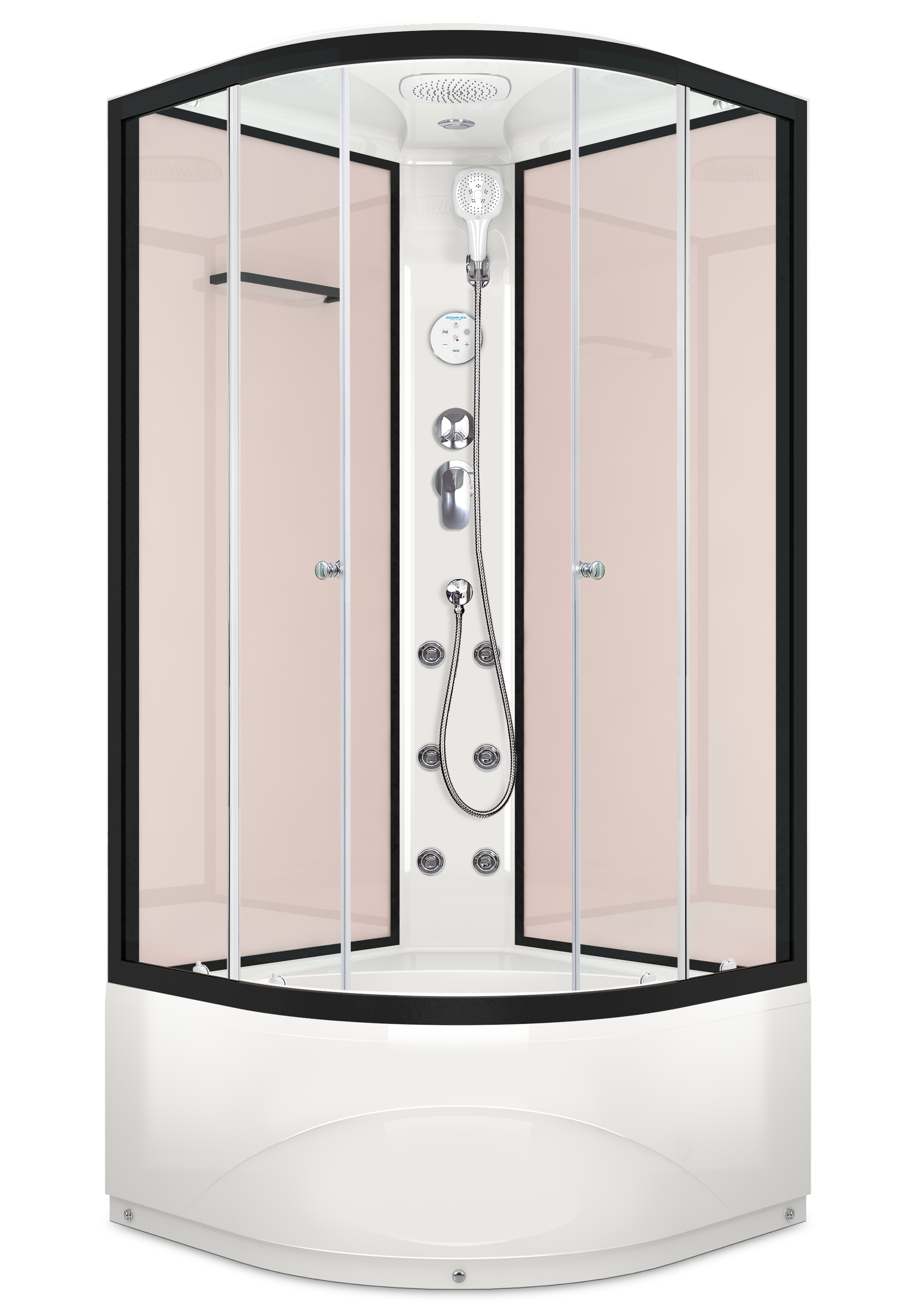 

Душевая кабина DOMANI-Spa Delight 110 high 100х100х218 DS01D110HPcCl10