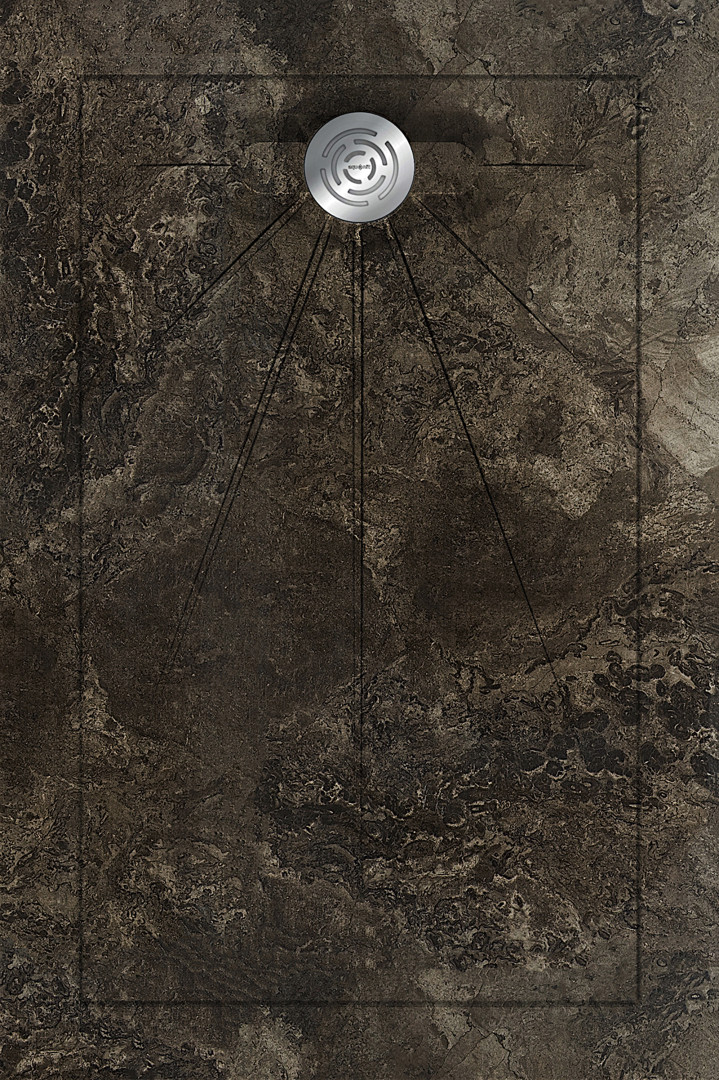 

Душевые поддоны Aquanit Fossil Brown Multi Circle Eco 90x135