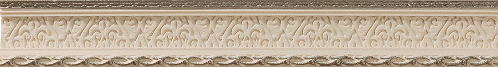 

Керамическая плитка Azulev Delice Mold. Marfil бордюр 4x29