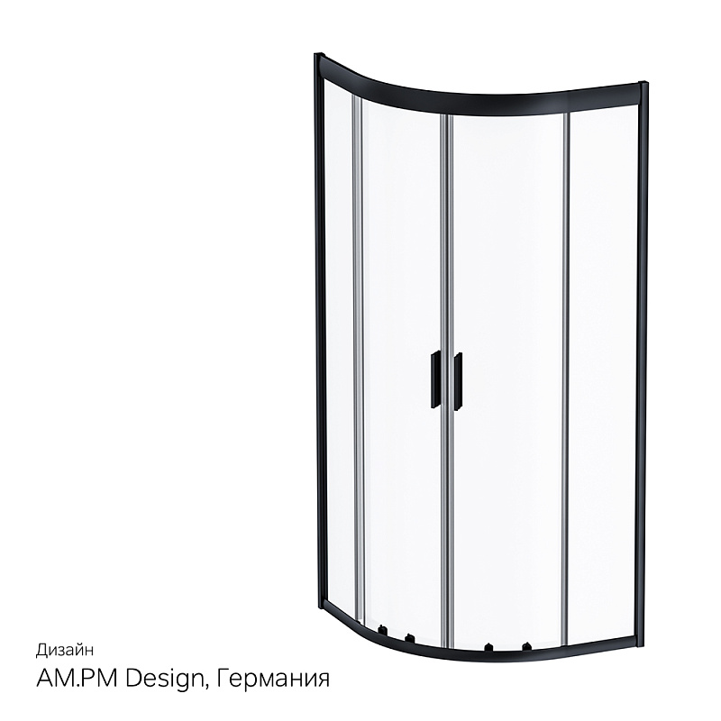 Душевой уголок AM.PM Gem 2000x800x800 черный матовый W90G-401-080BT