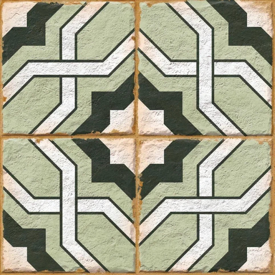 Керамогранит Ennface Morocco Green matt 20х20