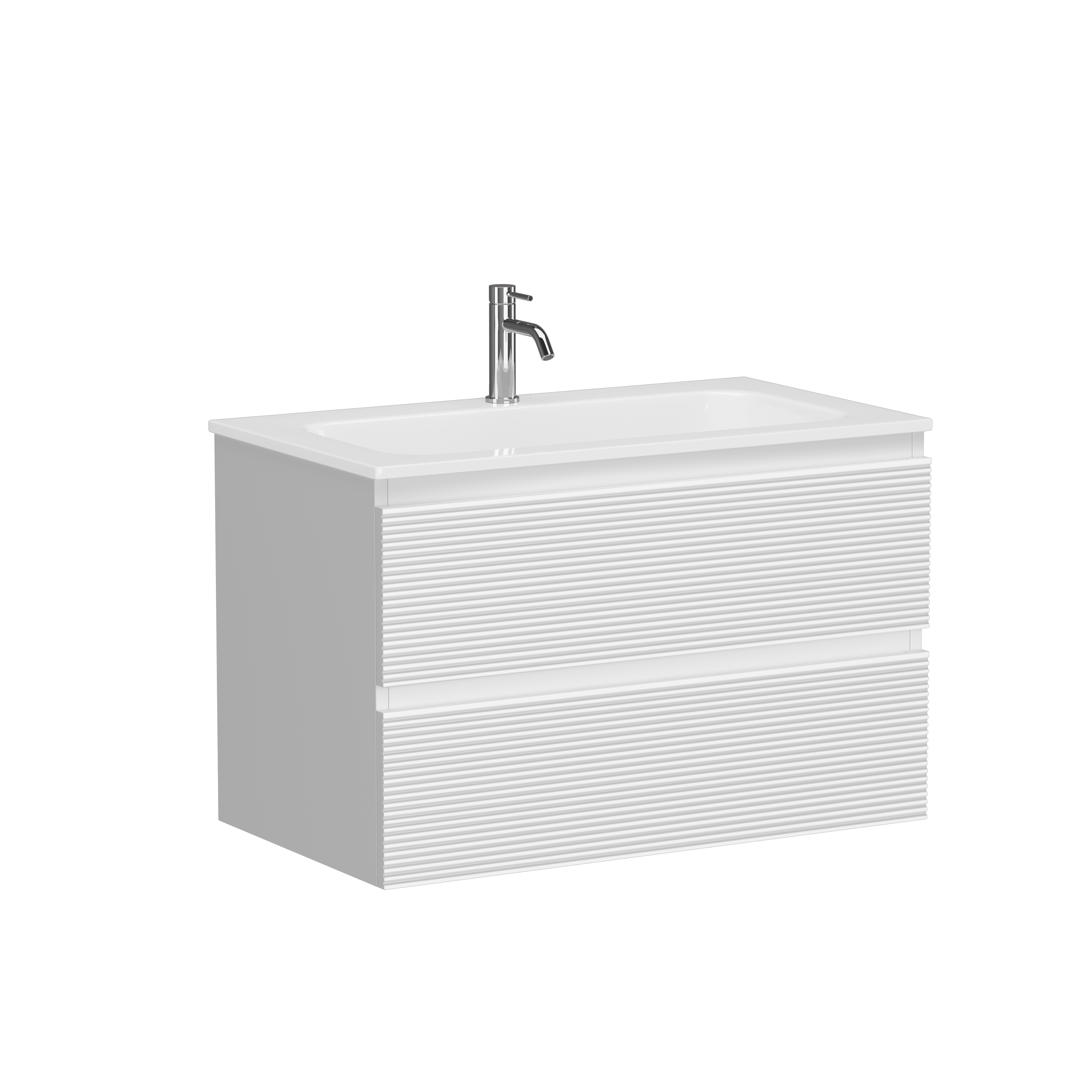 Тумба под раковину SANCOS FOLK 80 подвесная Bianco FL80W