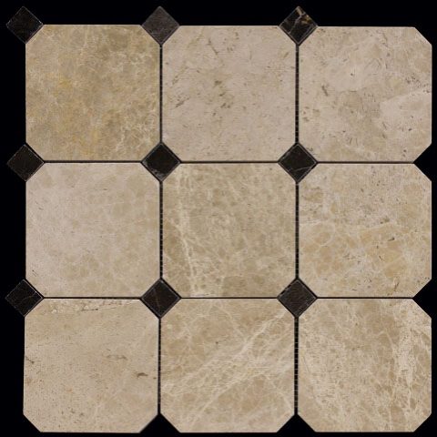 

Каменная мозаика Natural Octagon M036+M076-BP (10х10) 30,5х30,5