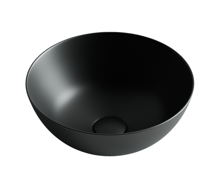 Раковина накладная Ceramicanova ELEMENT 36 черный матовый CN6004
