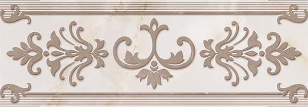 Керамическая плитка Gracia Ceramica Visconti Бордюр бежевый 02 8,5х25