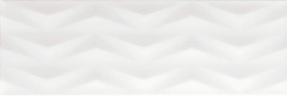 

Керамическая плитка Ceramika Konskie Snow Glossy Axis White struktura настенная 25x75