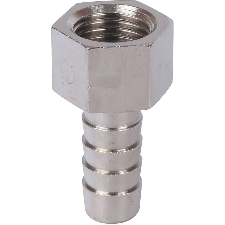 STOUT Штуцер ВР 1/4"x10 никелированный