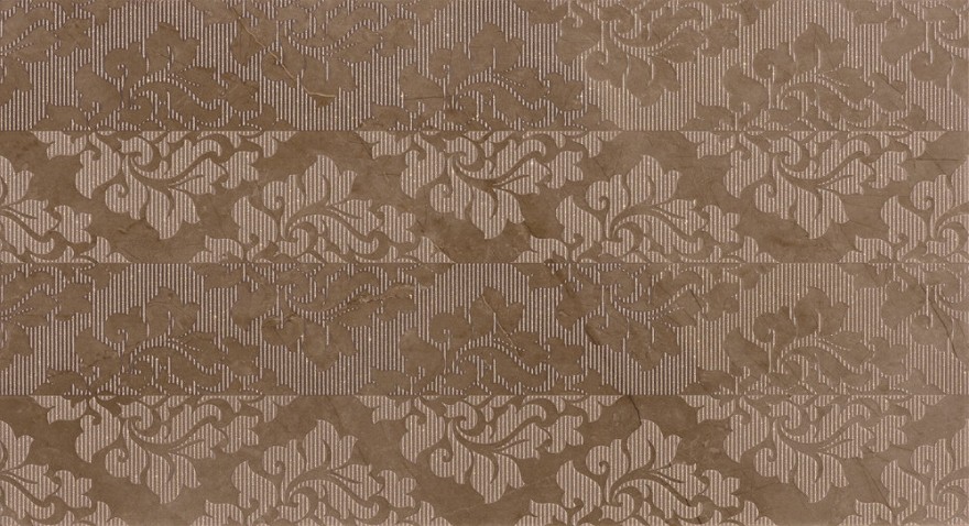 

Керамическая плитка Marca Corona Delux Bronze Damasco Декор 30,5x56