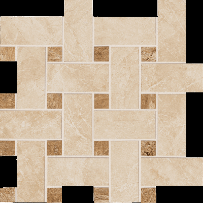

Керамогранит Vallelunga Villa D'este +20745 Avorio Basketweave мозаика 30x30