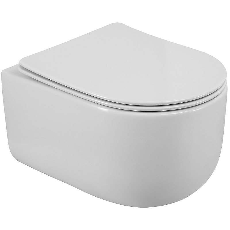 Унитаз подвесной BelBagno SOFT с сиденьем микролифт BB084CH-TOR+BB2031SC