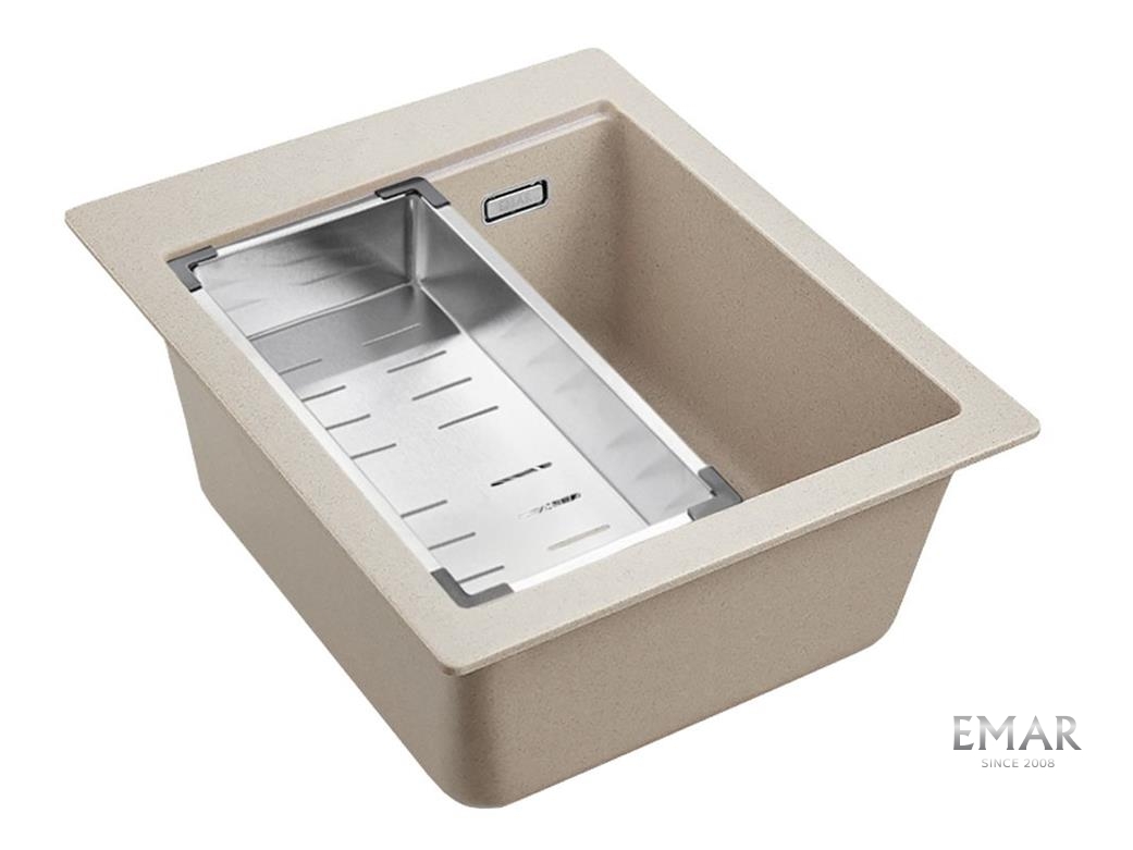 Мойка для кухни EMAR Quartz берилл EMQ-1420.Q Берилл