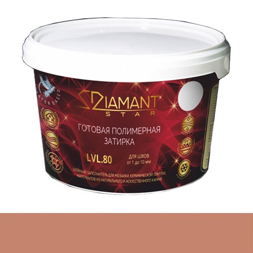 

Затирка Диамант полимерная Diamant Star 813 капучино (2 кг)