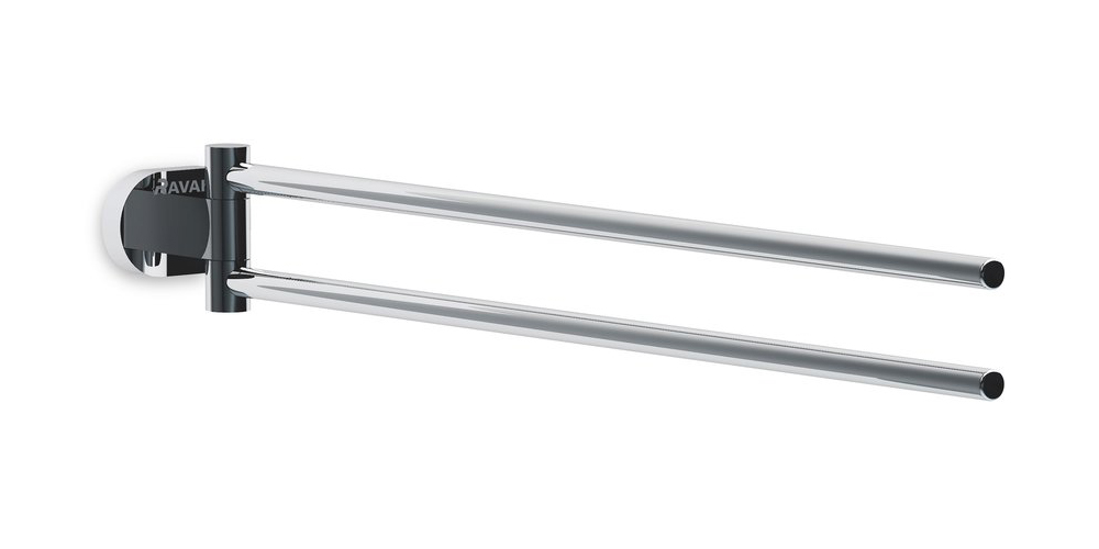 

Полотенцедержатель Ravak Chrome CR 340.00 двойной поворотный X07P319