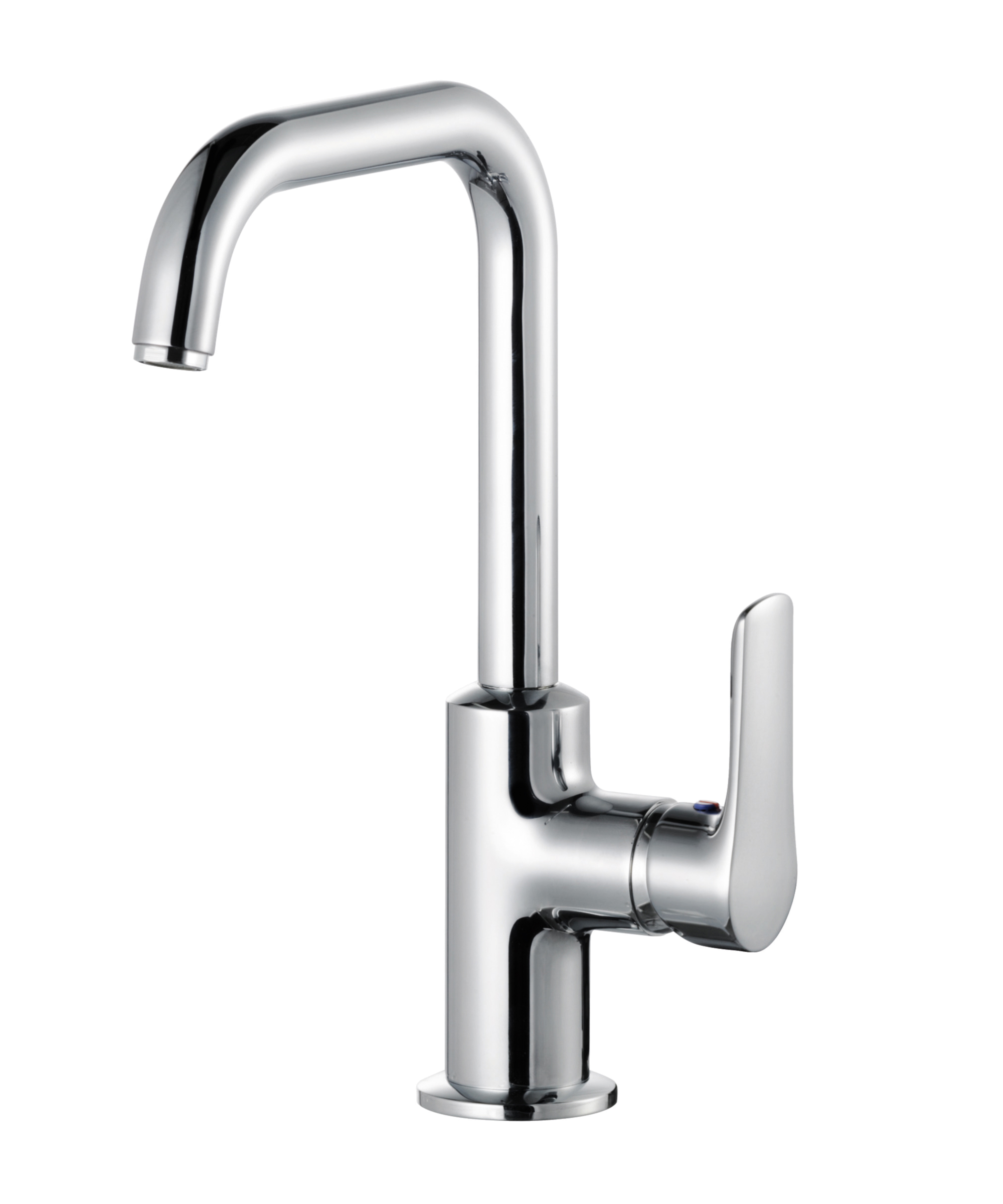 Смеситель для раковины Kludi Pure&Solid с донным клапаном хром 340250575