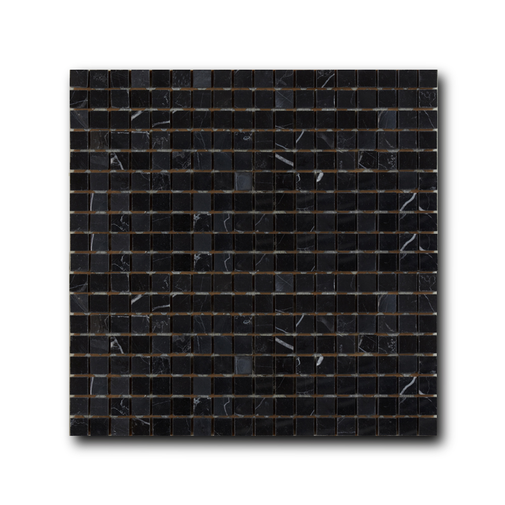 

Мраморная мозаика Art&Natura Marble Mosaic (1,5х1,5) Nero 30,5х30,5