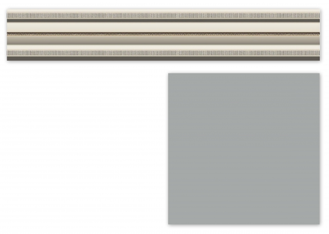 

Керамическая плитка Heralgi Garden Listelo Classic Gris Бордюр 4х30