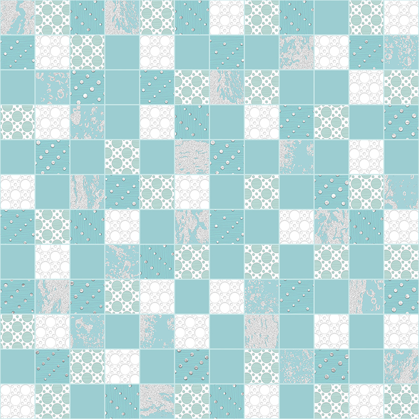 

Керамическая плитка AltaСera Rainfall Mosaic Aquamarine DW7MSC16 мозаика 30,5х30,5