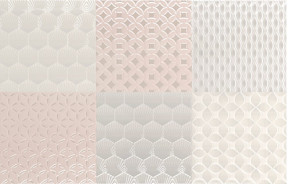 

Керамическая плитка Aleluia Aline Decor Mix Bijou Nacar декор 27х42