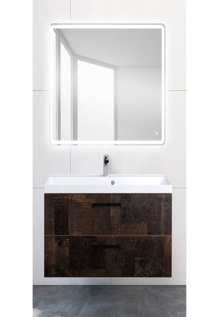 

База под раковину Belbagno AURORA подвесная 70 AURORA-700-2C-SO-MET Metallo