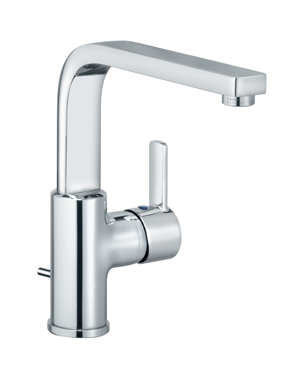 

Смеситель для раковины Kludi Zenta с донным клапаном хром 420250575