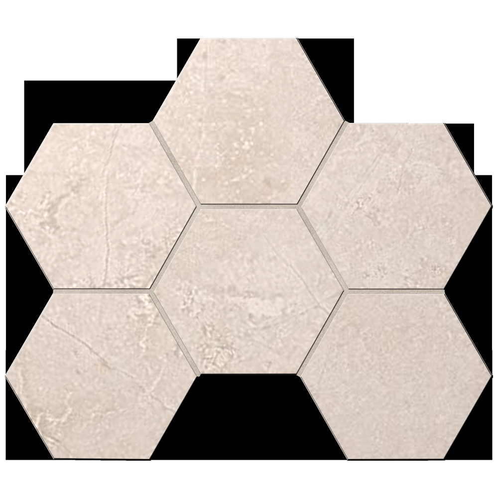 

Керамогранит Ametis Marmulla Mos Hexagon MA03 Мозаика 25x28,5 неполир