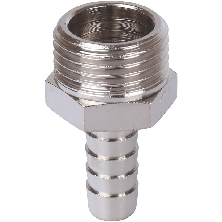 STOUT Штуцер НР 1/2"x10 никелированный