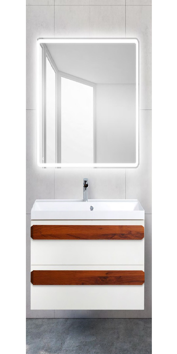 

База под раковину Belbagno AURORA подвесная 60 AURORA-600-2C-SO-BL Bianco Lucido